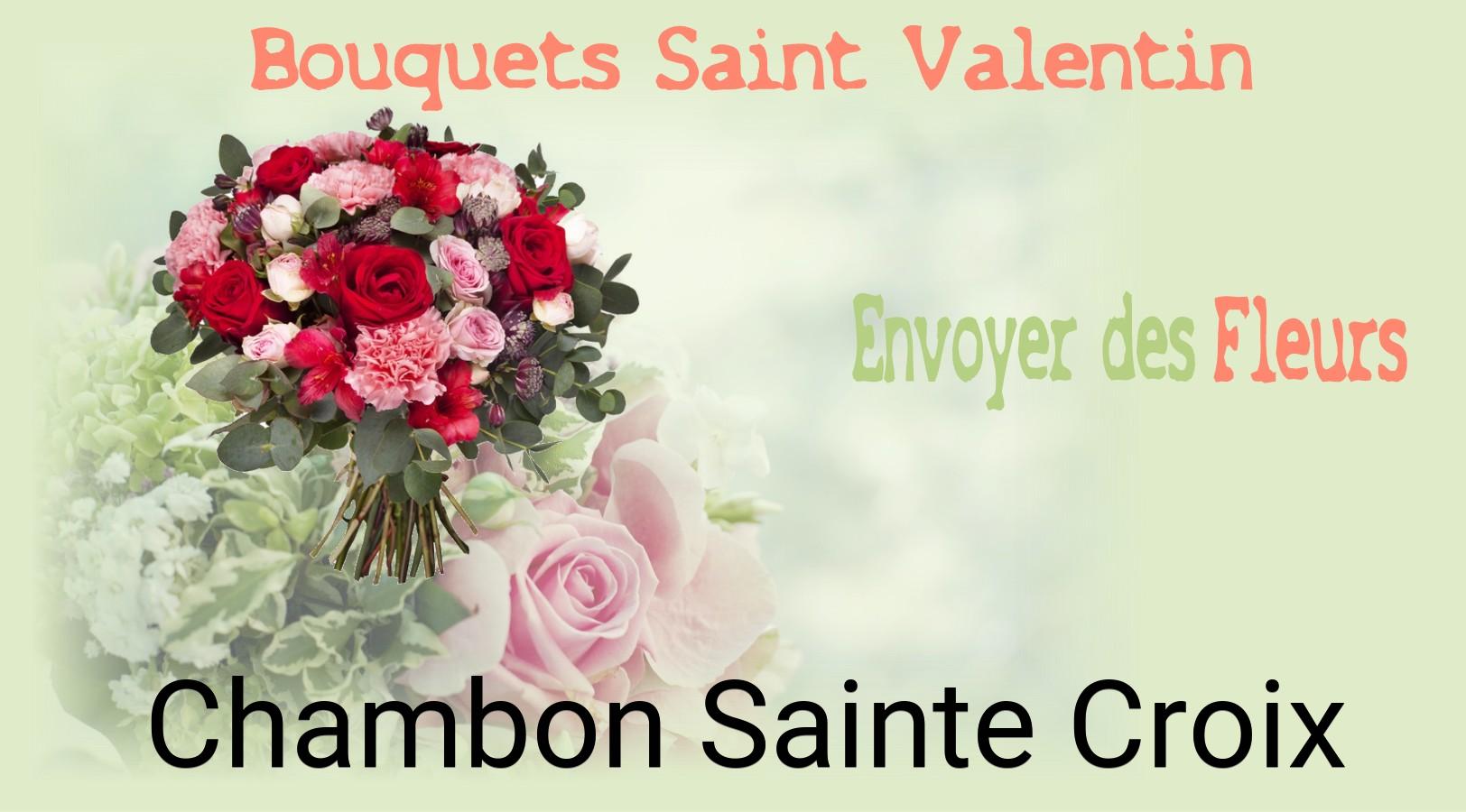 Roses de Saint-Valentin livrées à Chambon-Sainte-Croix